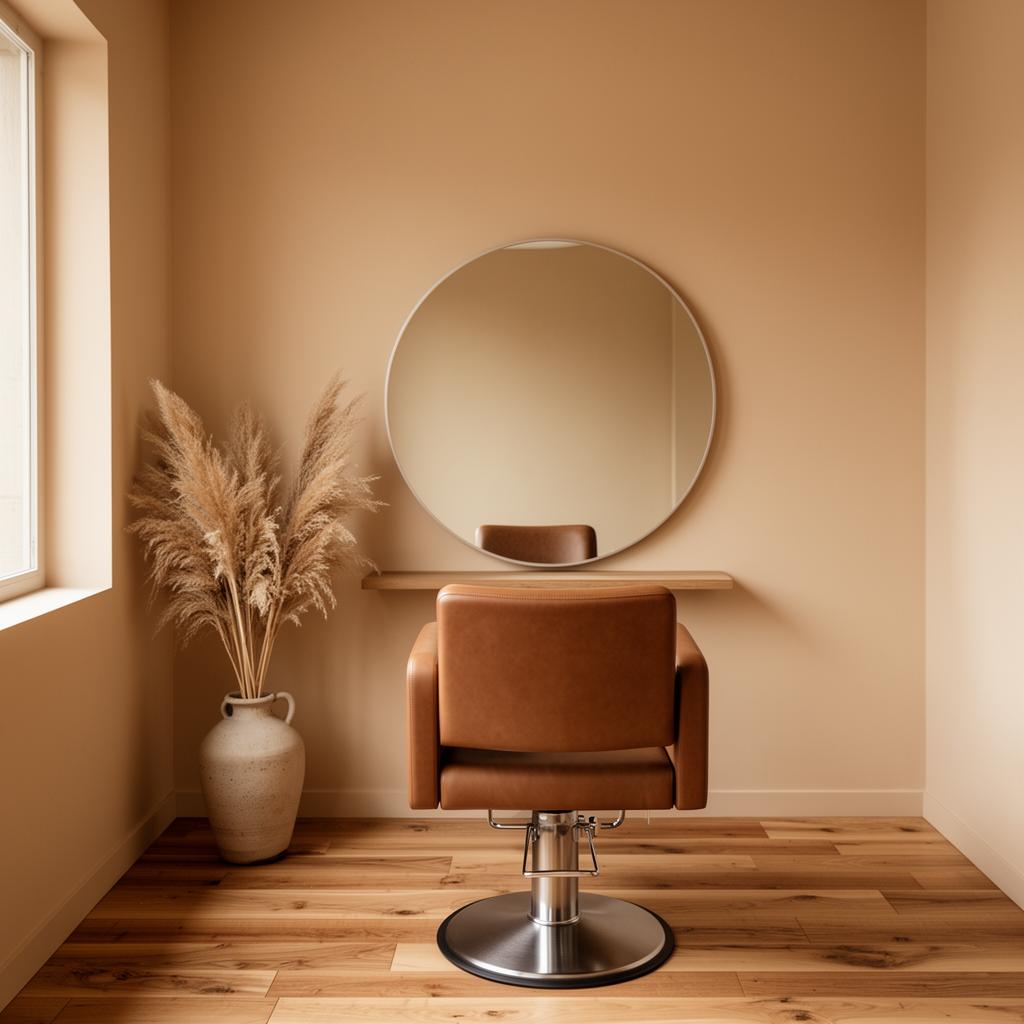 Ruhiger Innenraum des Salons